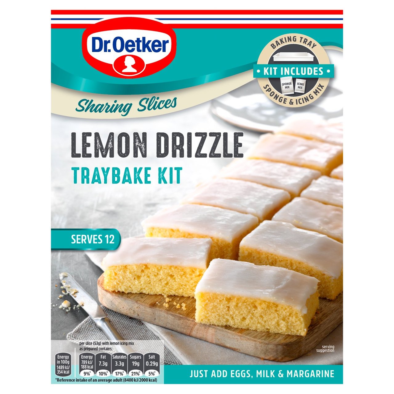 Dr. Oetker Lemon Drizzle Traybake Kit