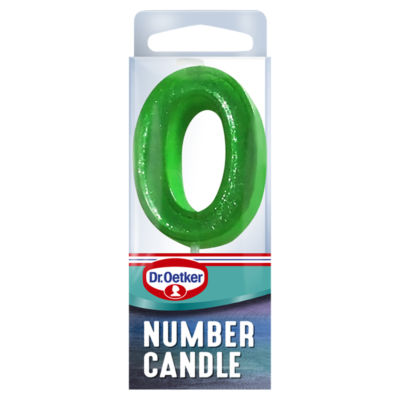 Dr. Oetker Number 0 Candle 