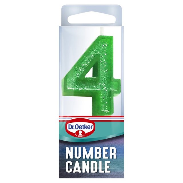 Dr. Oetker Number 4 Candle 