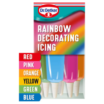 Dr Oetker Rainbow Decorating Icing 6 x 19g