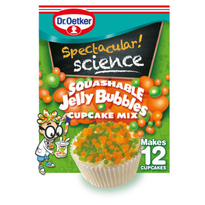 Dr. Oetker Spectacular! Science Squashable Jelly Bubbles Cupcake Mix