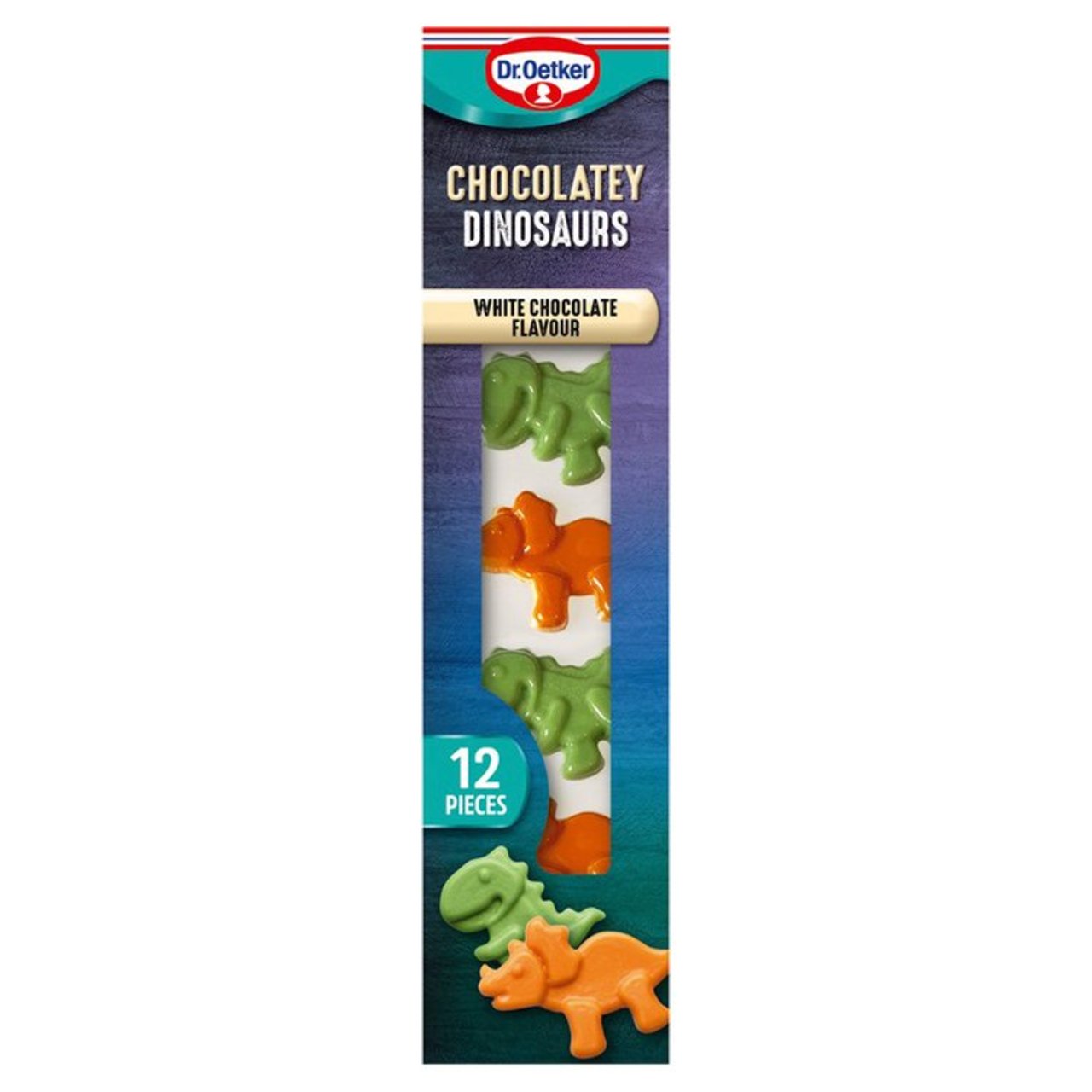 Dr. Oetker Chocolatey Dinosaurs White Chocolate Flavour