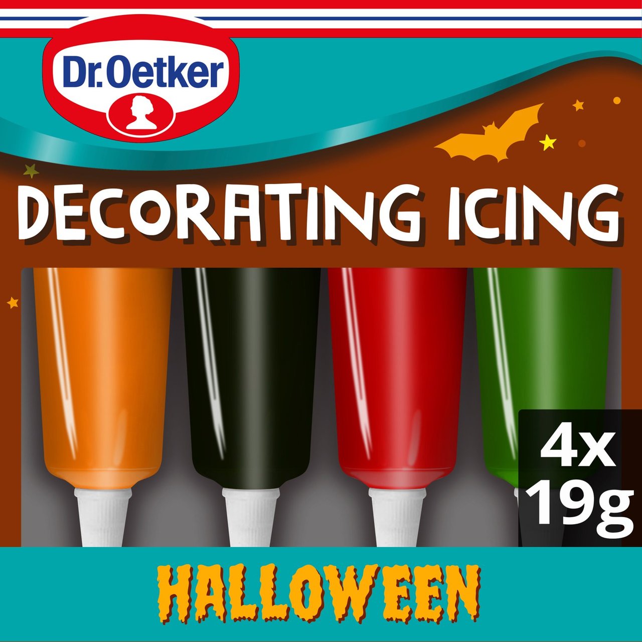 Dr. Oetker The Spooks of Halloween Decorating Icing 4 x 19g (76g)