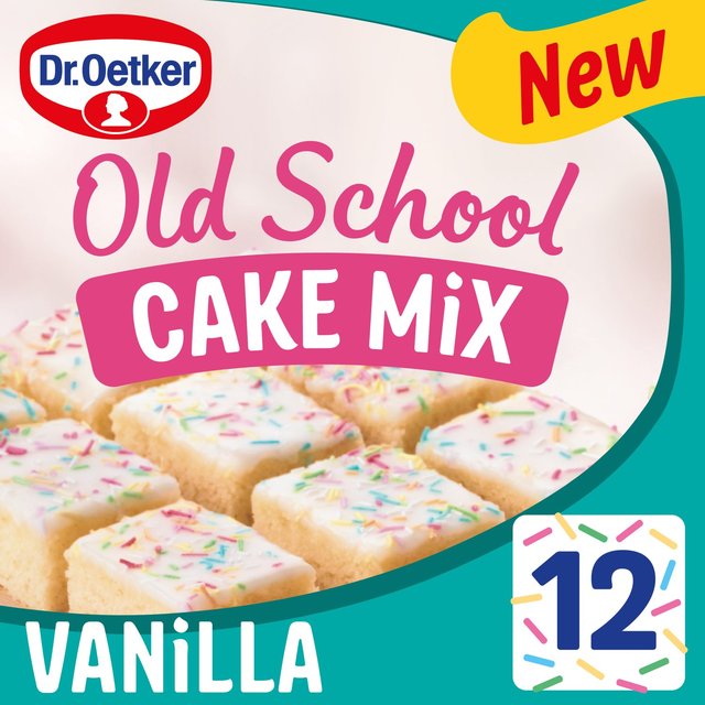 Dr. Oetker Vanilla Old School Tray Bake 436g