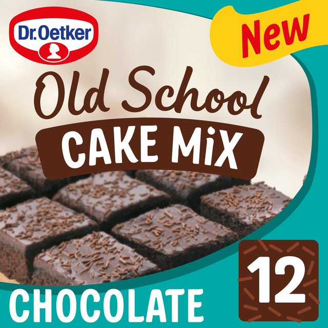 Dr. Oetker Chocolate Old School Tray Bake 436g