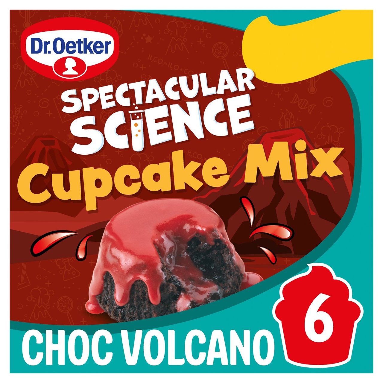 Dr. Oetker Spectacular Science Volcano Lava Cupcake Mix