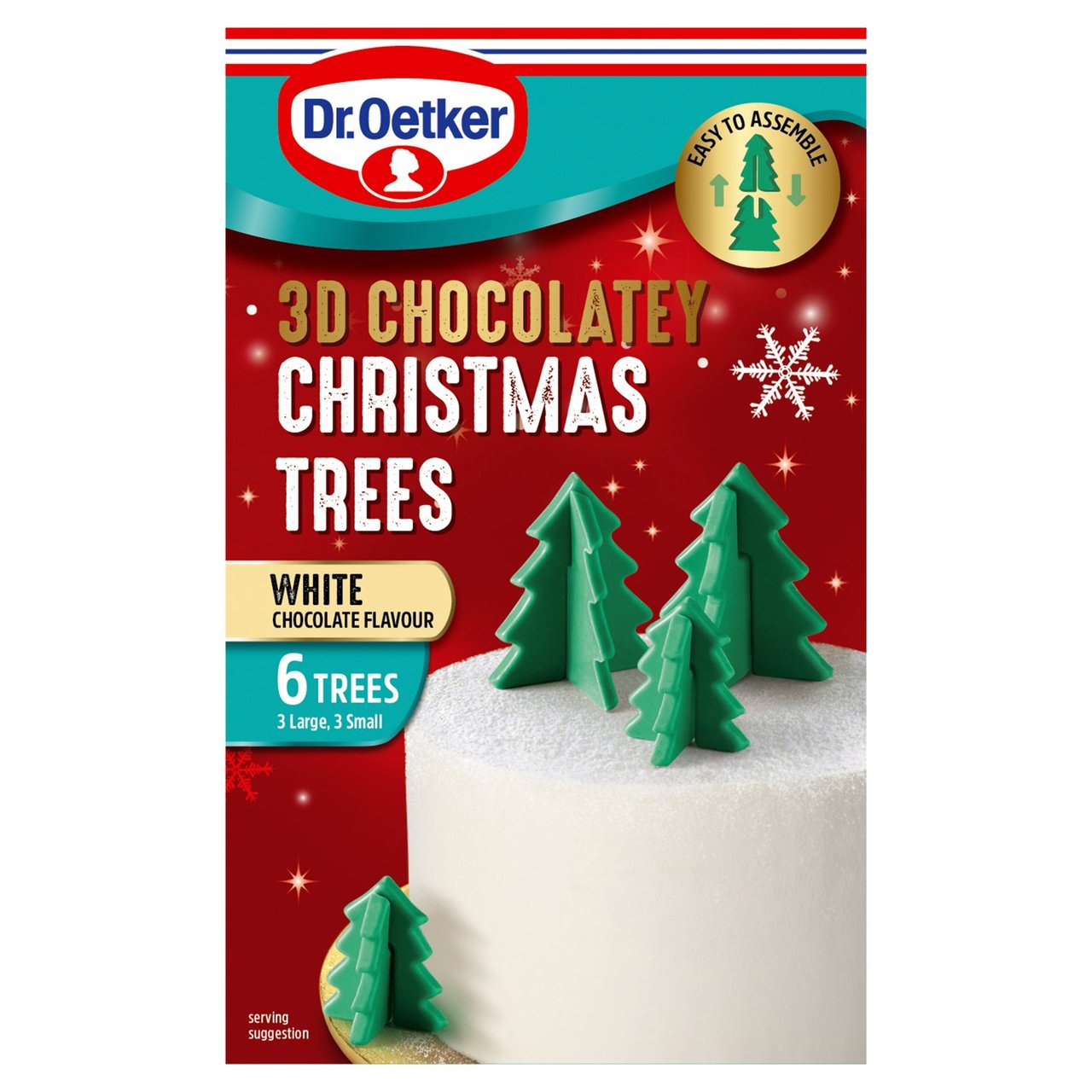 Dr. Oetker Christmas Chocolate Tree Cake Decorations