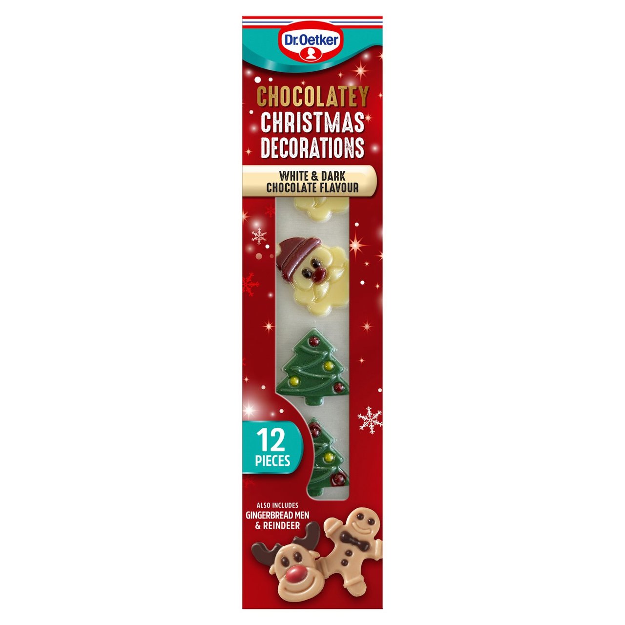 Dr. Oetker Christmas Chocolate Character Cake Decorations