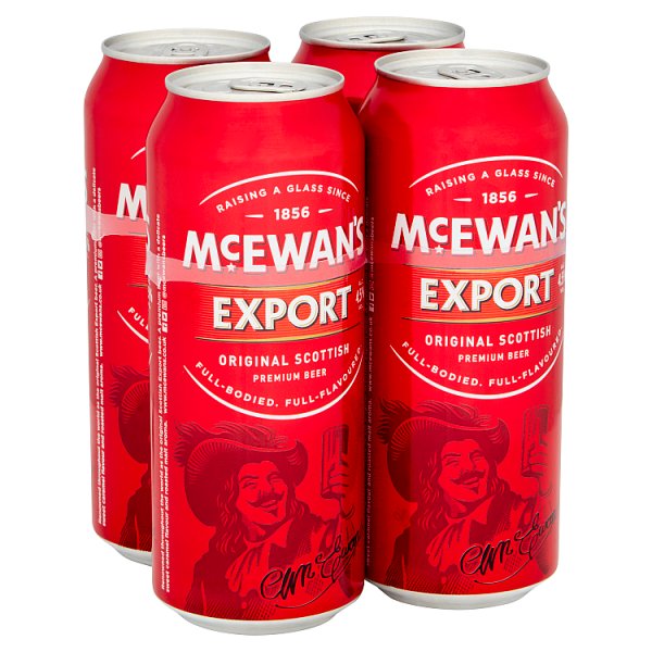 McEwan's Export Original Scottish Export Ale Cans 4 x 500ml