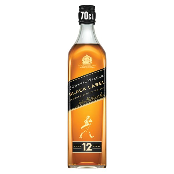 Johnnie Walker Black Label 12 YO Blended Scotch Whisky   70cl