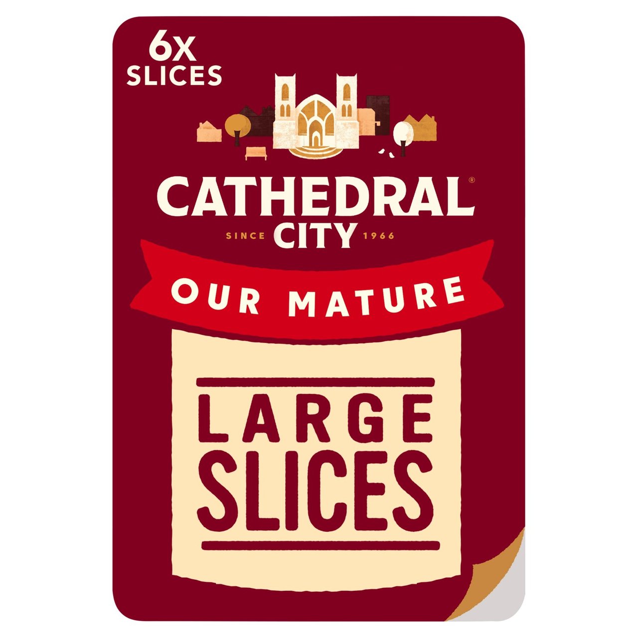 Cathedral City 6 Slices Mature Cheese