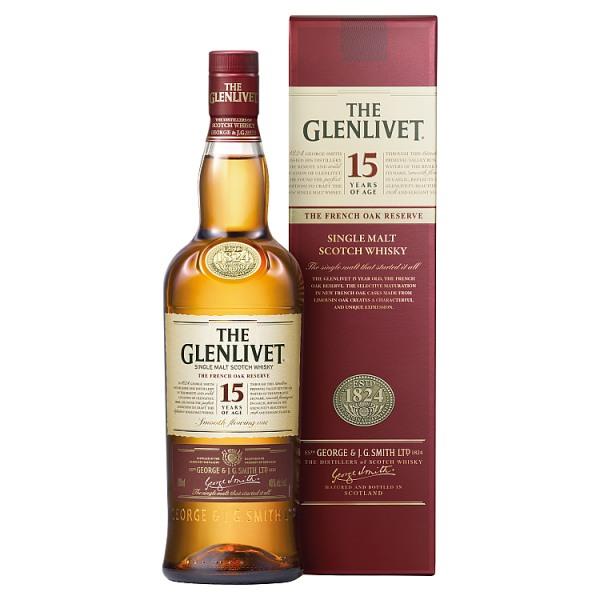 The Glenlivet 15 Year Old Single Malt Scotch Whisky