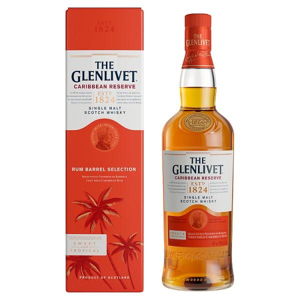 The Glenlivet Caribbean Reserve Single Malt Scotch Whisky  70cl