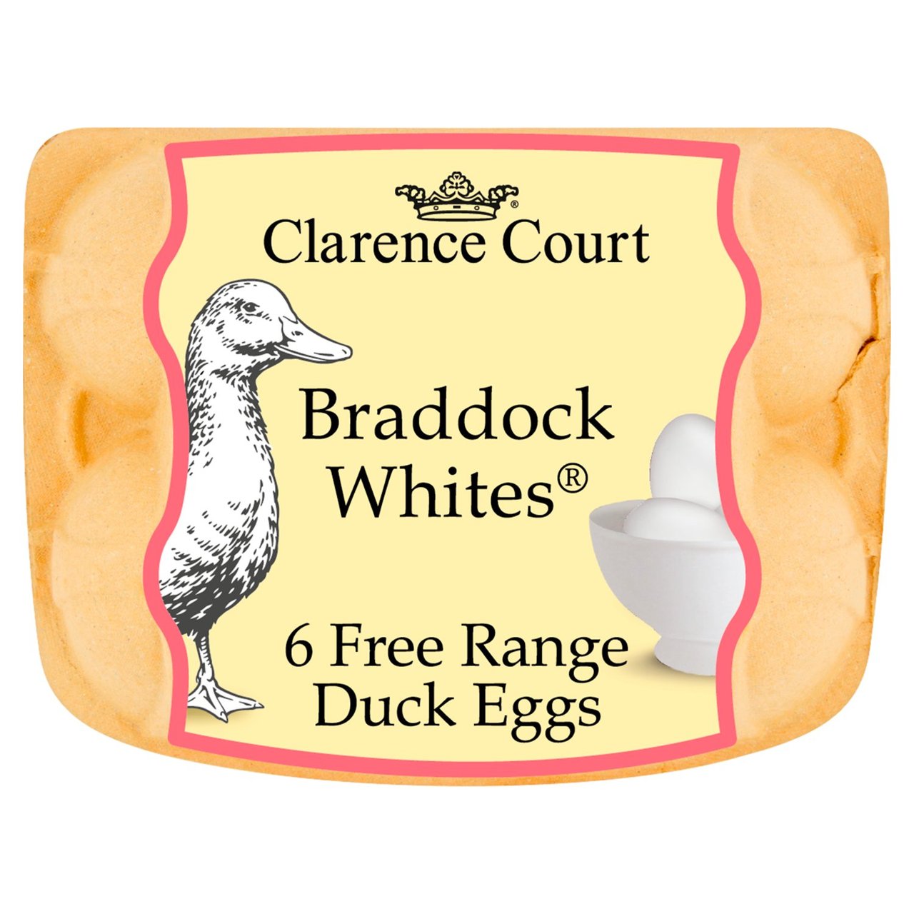 Clarence Court Free Range White Duck Eggs