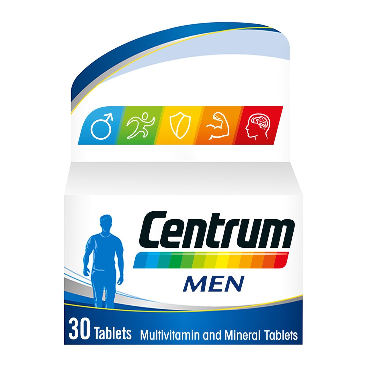 Centrum Men Multivitamin with Vitamins C & D Tablets 30 per pack