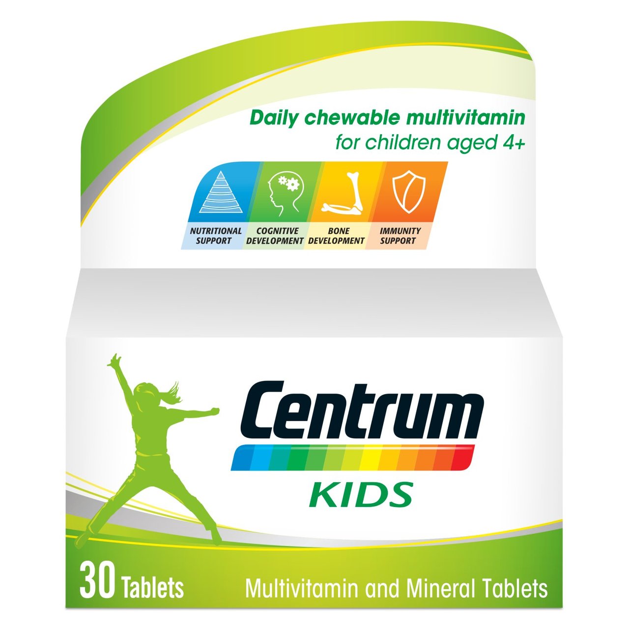 Centrum Kids Multivitamins with Vitamins D, C & Zinc Tablets