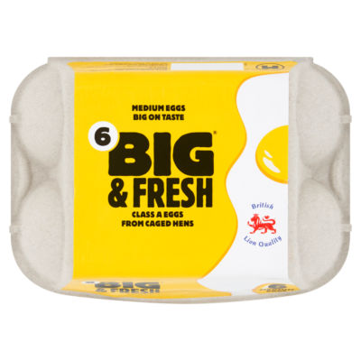 Big & Fresh 6 Medium Eggs