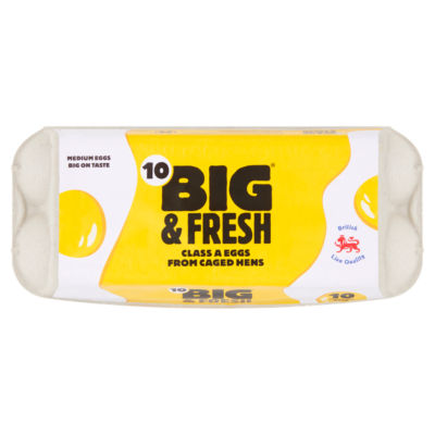 Big & Fresh 10 Medium Eggs