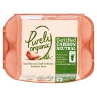 Purely Organic  Free Range Eggs Large x6