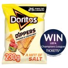 Doritos Dippers Hint of Salt Sharing Tortilla Crisps Chips 230g