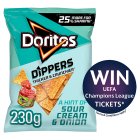 Doritos Dippers Hint of Sour Cream & Onion Sharing Tortilla Crisps Chips 230g