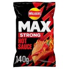 Walkers Max Strong Hot Sauce Blaze Sharing Crisps 140g