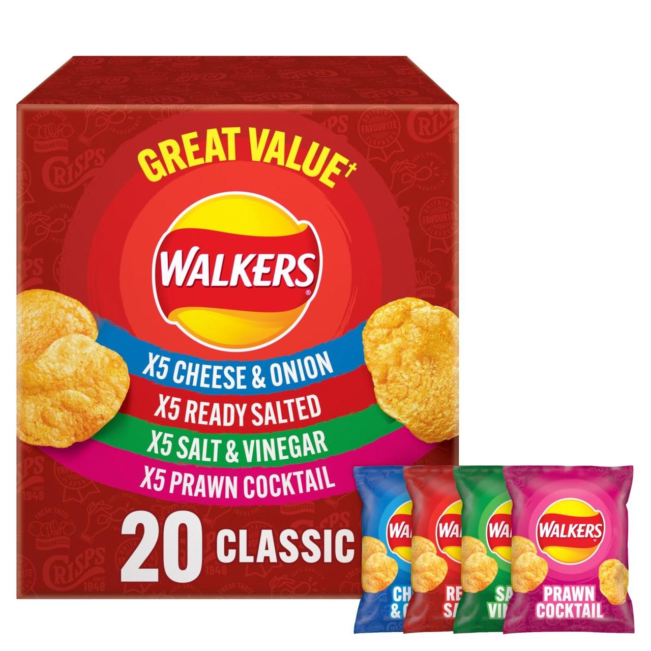 Walkers Classic Variety Multipack Crisps