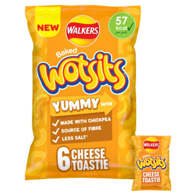 Walkers Wotsits Cheese Toastie Multipack Chickpea Crisps