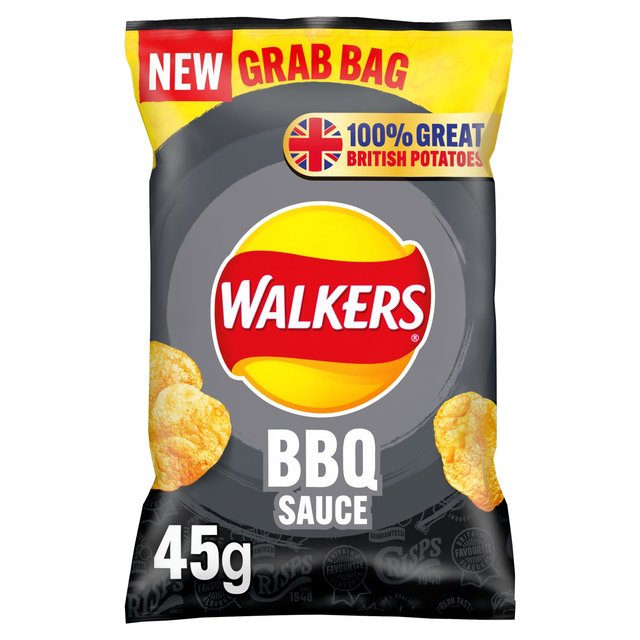 Walkers Crisps BBQ  45g