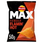 Walkers Max Fiercely Flamin Hot Crisps 50g