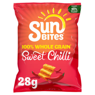 Sunbites Sunbites Sun Ripened Sweet Chilli Snacks Crisps 28g