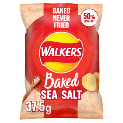 Walkers Baked Sea Salt Snacks Crisps 37.5g