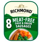 Richmond Vegan & Vegetarian Sage & Onion Sausages x8 304g