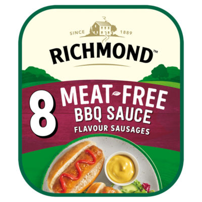 Richmond Meat-Free 8 BBQ Sauce Flavour Sausages 304g