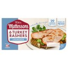 Mattessons 6 Turkey Rashers Unsmoked 150g