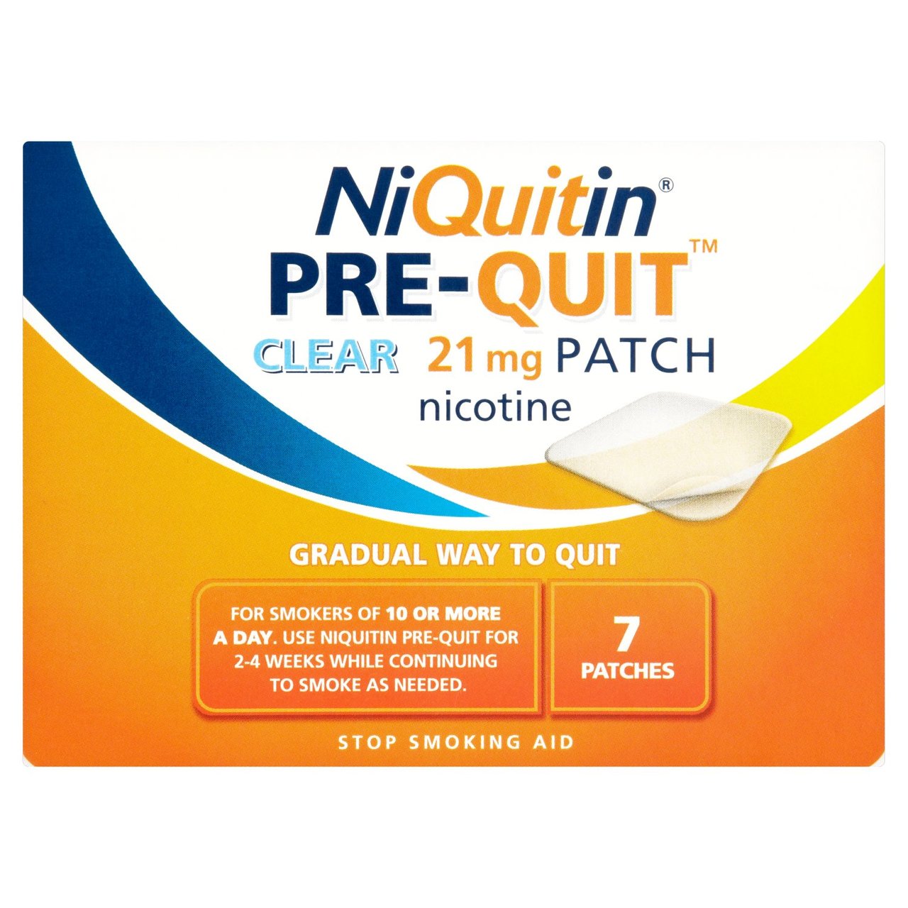 Niquitin Clear 21mg Pre-Quit Patch