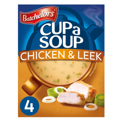 Batchelors Cup a Soup Chicken & Leek 4 Sachets 86g