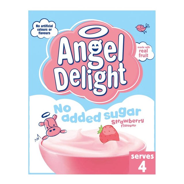 Angel Delight Strawberry Flavour No Added sugar Instant Dessert 47g