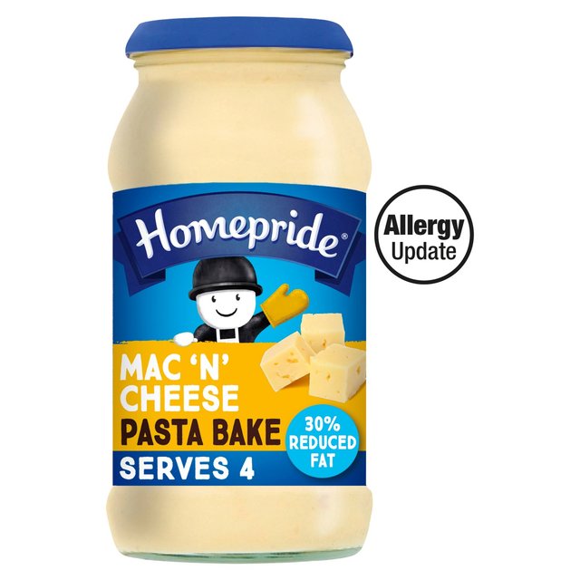 Homepride 30% Reduced Fat Pasta Bake Mac 'N' Cheese 485g