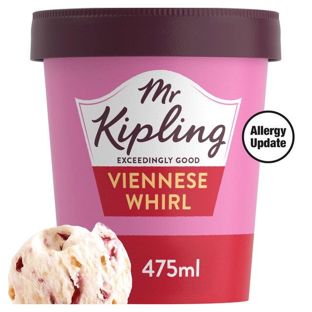 Mr Kipling Viennese Whirl Ice Cream Tub 475ml