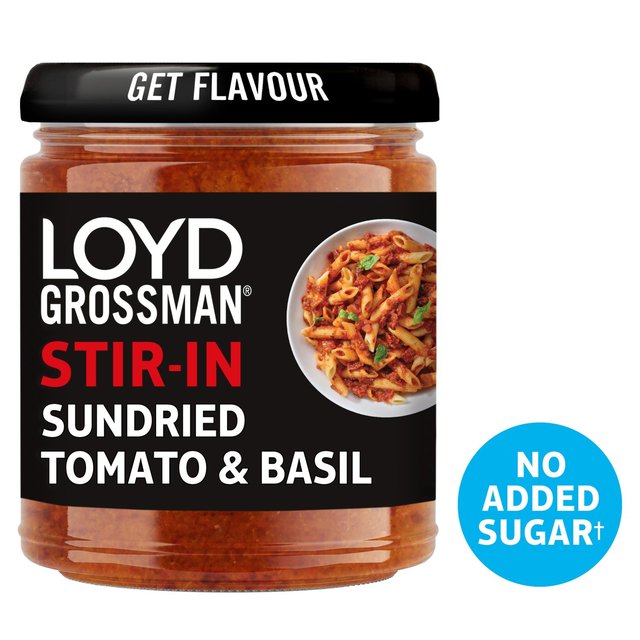 Loyd Grossman Sundried Tomato & Basil Stir In Sauce 185g