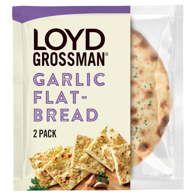 Loyd Grossman Garlic Flatbread 110g