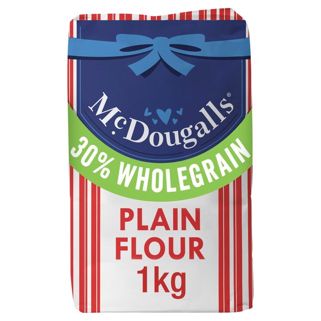 McDougalls 30% Whole Grain Plain Flour 1kg