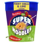 Batchelors Fiery Chilli & Lime Flavour Super Noodles, Limited Edition 75g