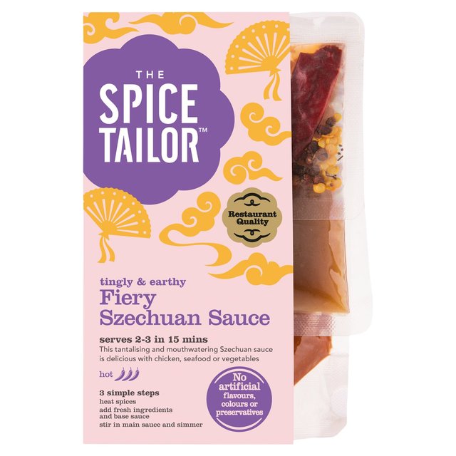  The Spice Tailor Fiery Szechuan Chinese Cooking Sauce Kit 245g