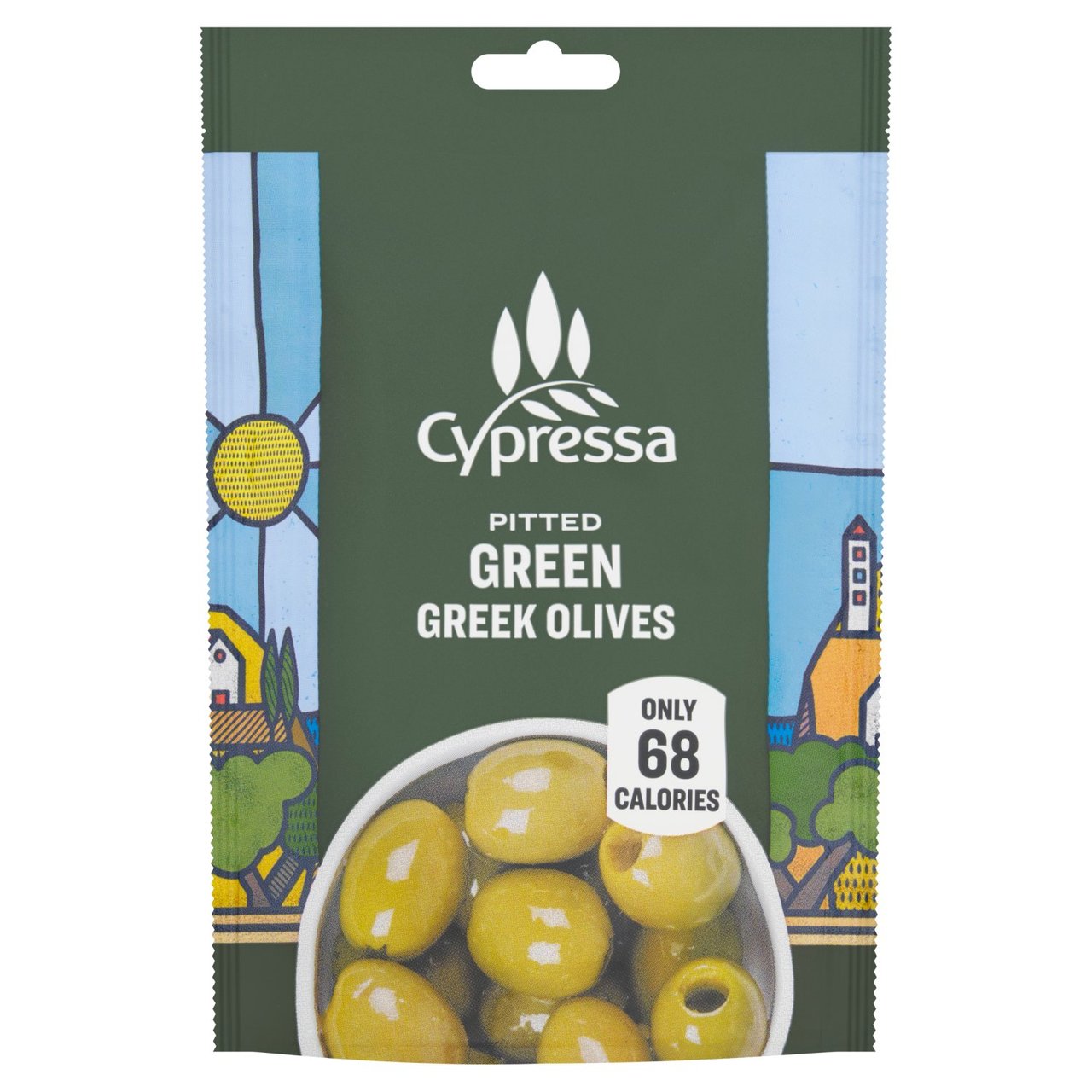 Cypressa Green Pitted Greek Olives