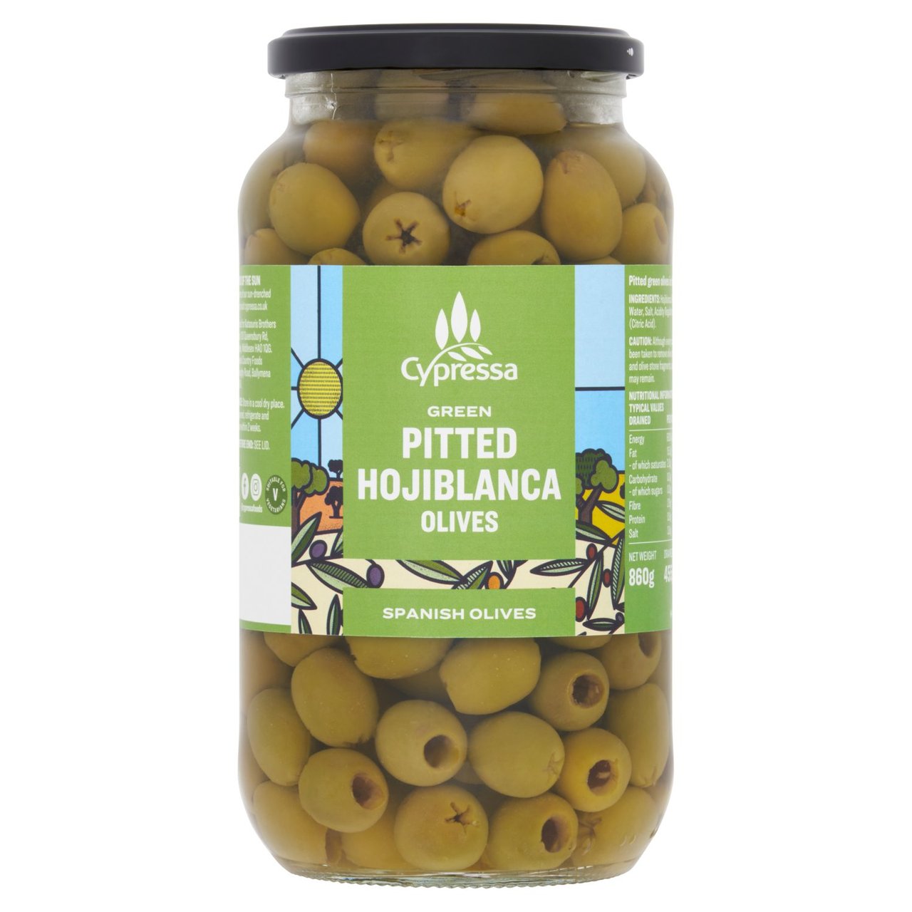 Cypressa Pitted Green Olives