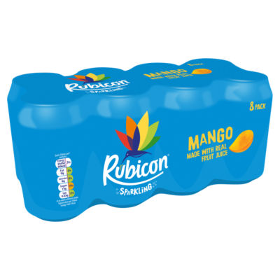 Rubicon Sparkling Mango 8 x 330ml