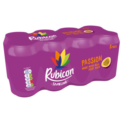 Rubicon Sparkling Passion 8 x 330ml