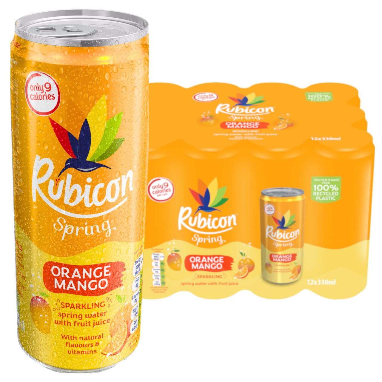 Rubicon Spring Orange Mango 12x330ml
